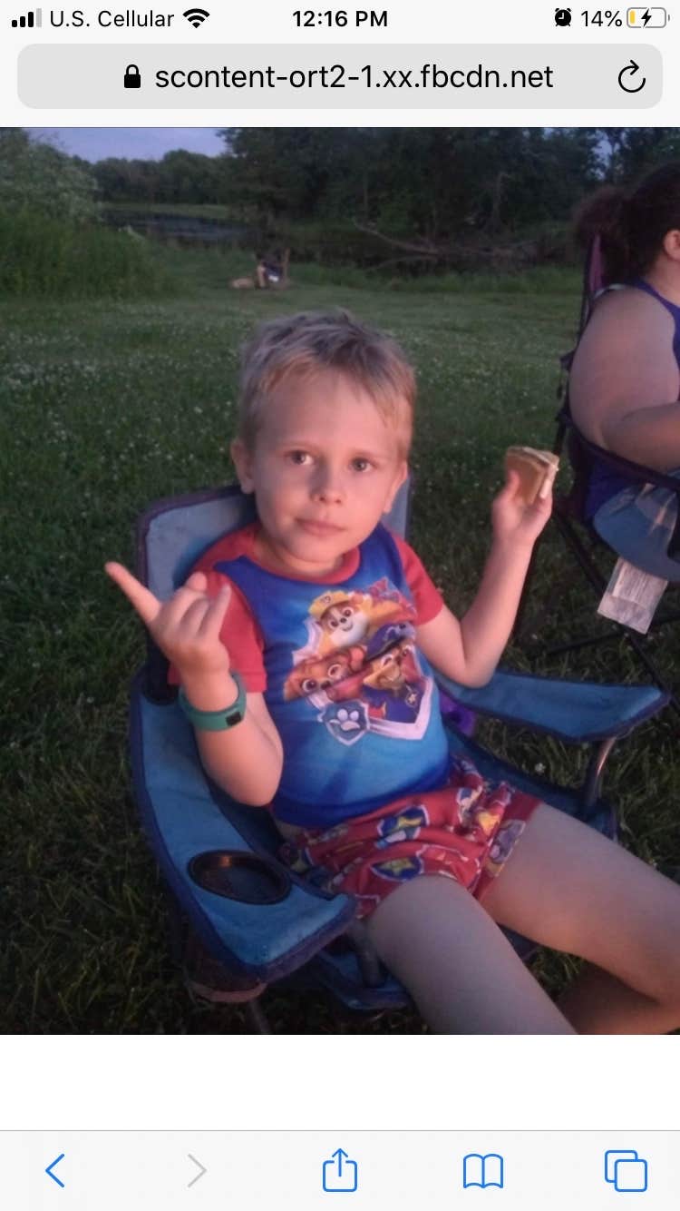 Camper-submitted photo at Rockford Lake State Recreation Area near Wymore, NE