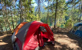 Camping near Rainbow Point — Ross Lake National Recreation Area: Spencers Camp — Ross Lake National Recreation Area, North Cascades National Park, Washington