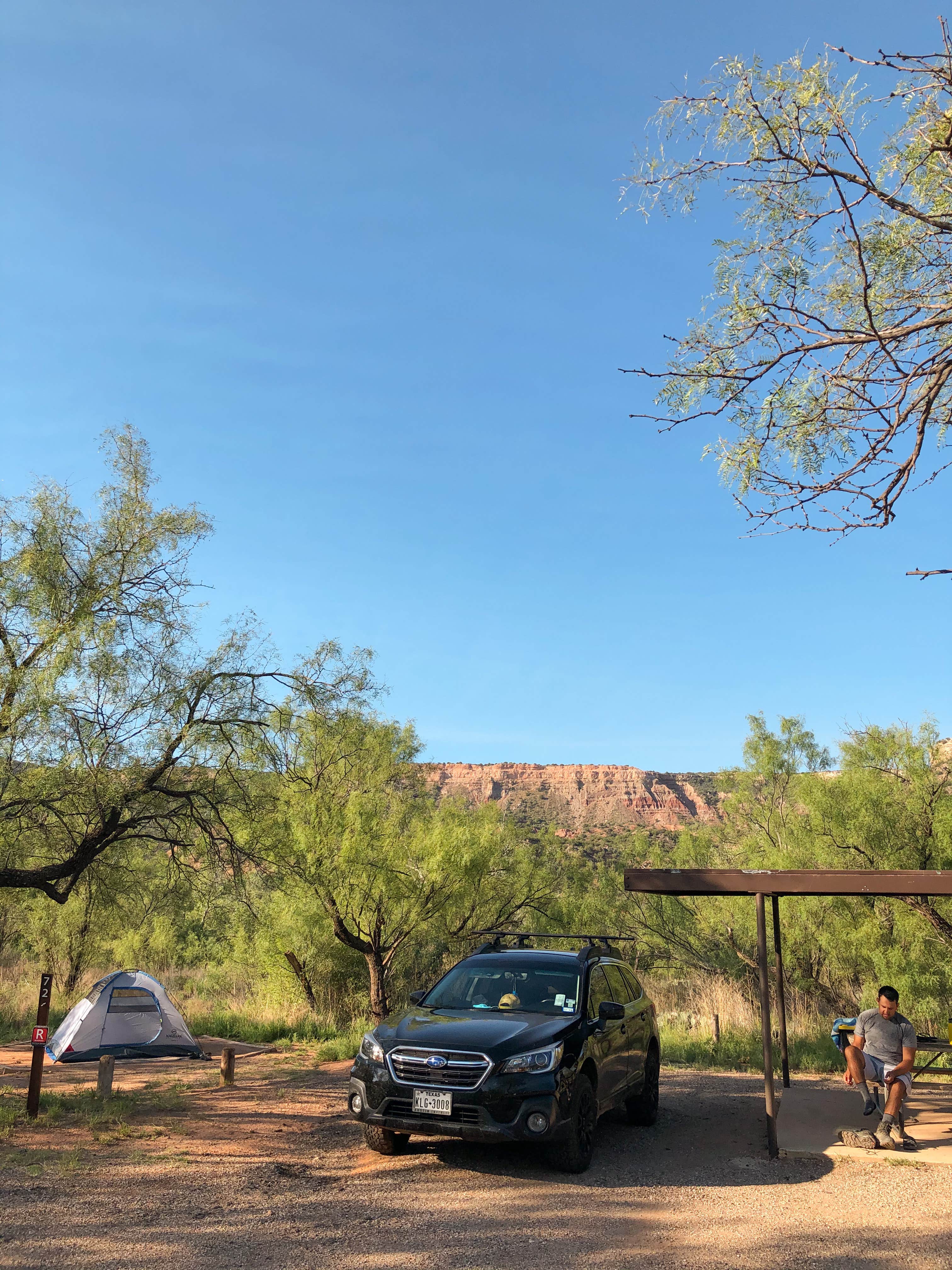 Christina's photo at Fortress Cliff Primitive — Palo Duro Canyon State Park near McClellan Creek National Grassland