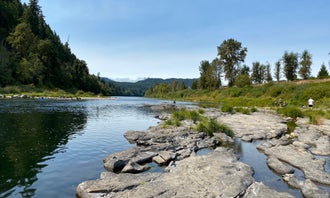 Camping near Eagleview Group Campground (reservation): Umpqua Riverfront RV Park and Boat Ramp, Nolin River Lake, Oregon