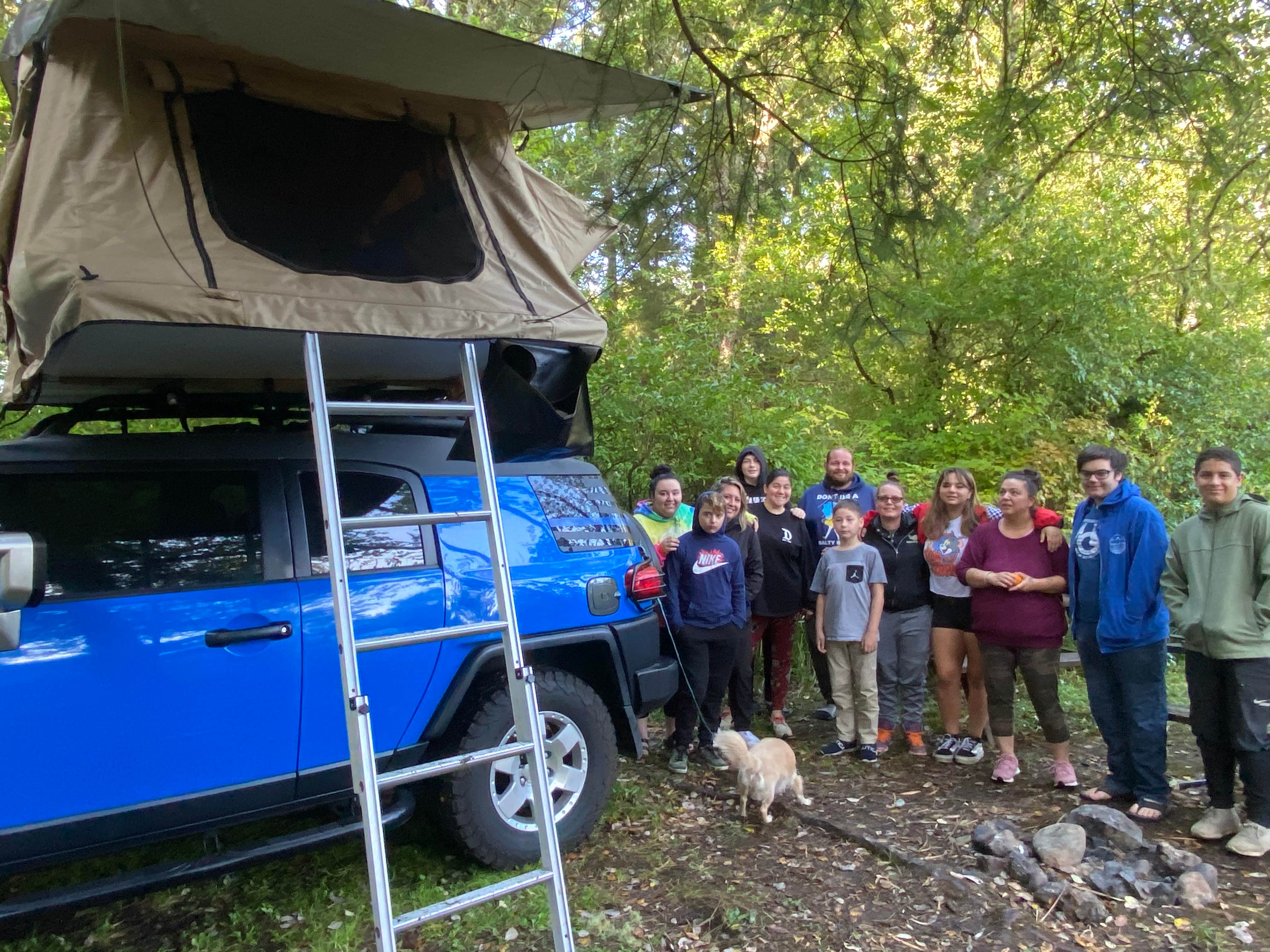 Scott C.'s photo of camping with pets at Echoes of The Sea / Rich Life Retreats LLC near Westport, WA
