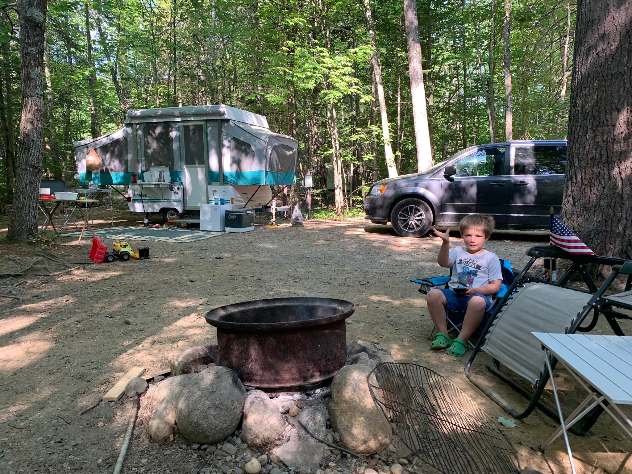 Andrew G.'s photo of rv camping at Coos Canyon Campground and Cabins near Jay, ME