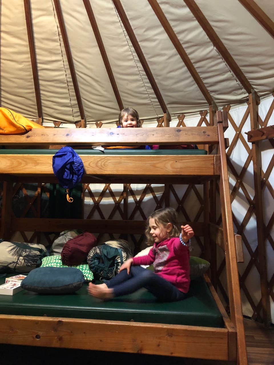 Jeff K.'s photo of glamping accommodations at Beverly Beach State Park Campground near Gleneden Beach, OR