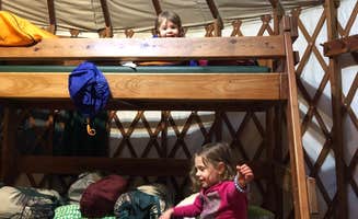 Jeff K.'s photo of glamping accommodations at Beverly Beach State Park Campground near Newport, OR