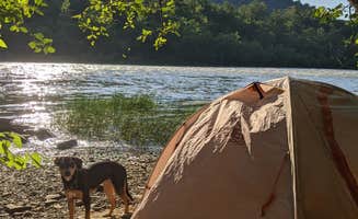 Dillon's photo of tent camping at Stone Cliff Campground — New River Gorge National Park and Preserve near Lake, WV