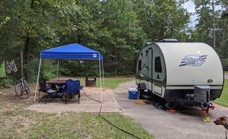Laura F.'s photo of camping with pets at Double Lake Recreation Area near Village Mills, TX
