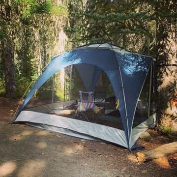 Heather K.'s photo of tent camping at Killen Creek near White Swan, WA