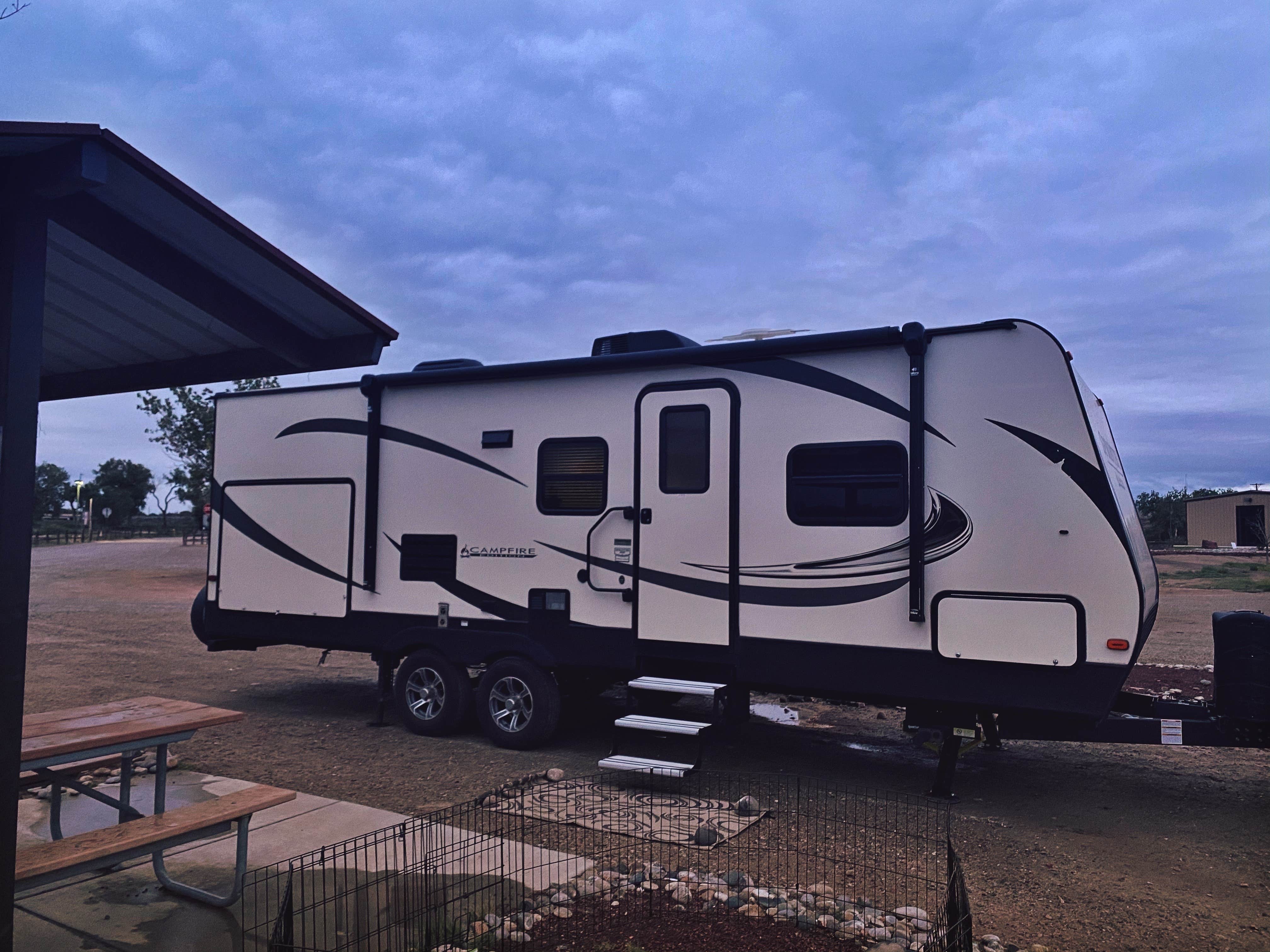 Sarah R.'s photo of rv camping at Isleta Lakes & RV Park near Cedar Crest, NM