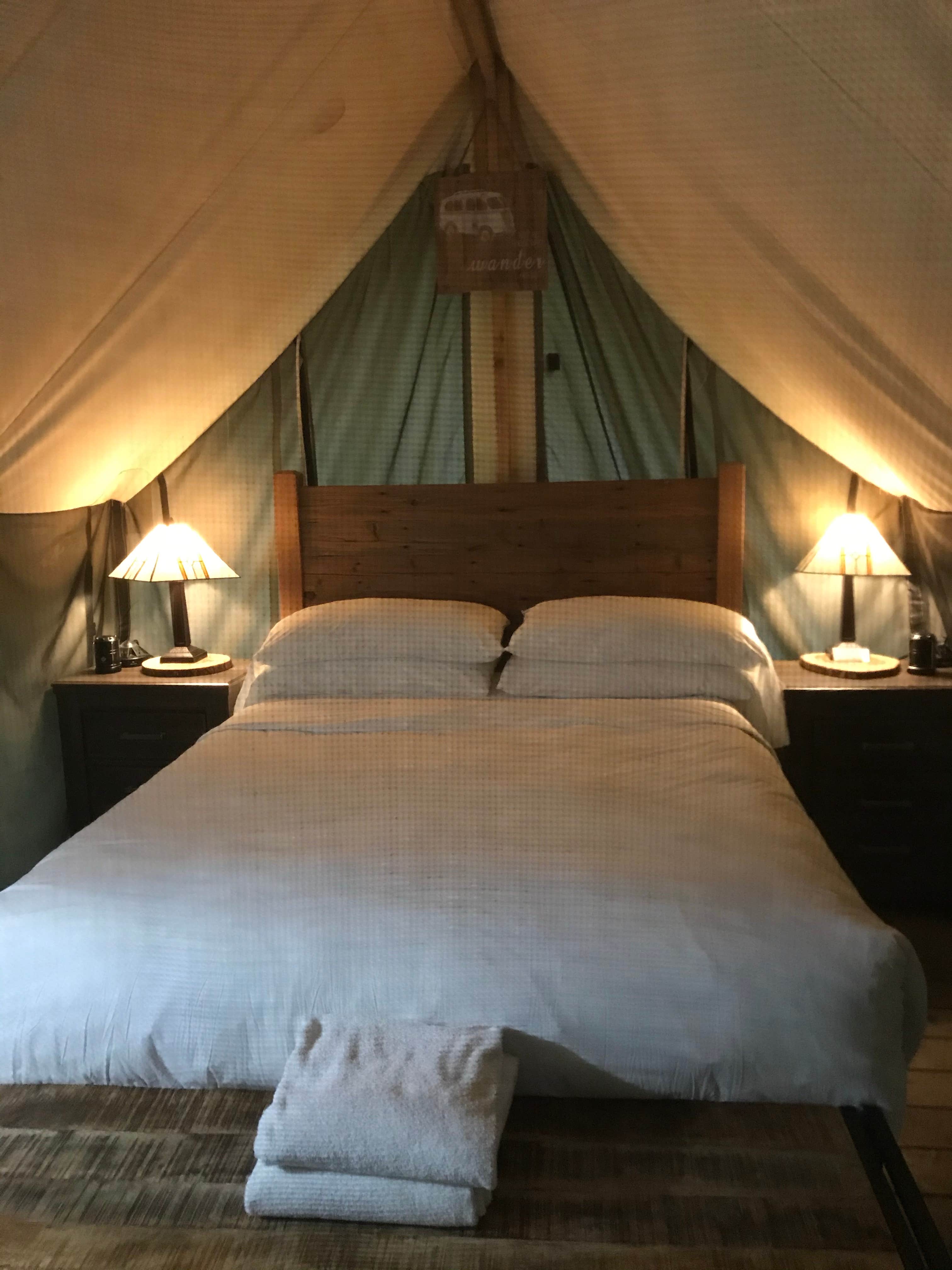 Carolyn W.'s photo of glamping accommodations at Ventana Campground near Moss Landing, CA