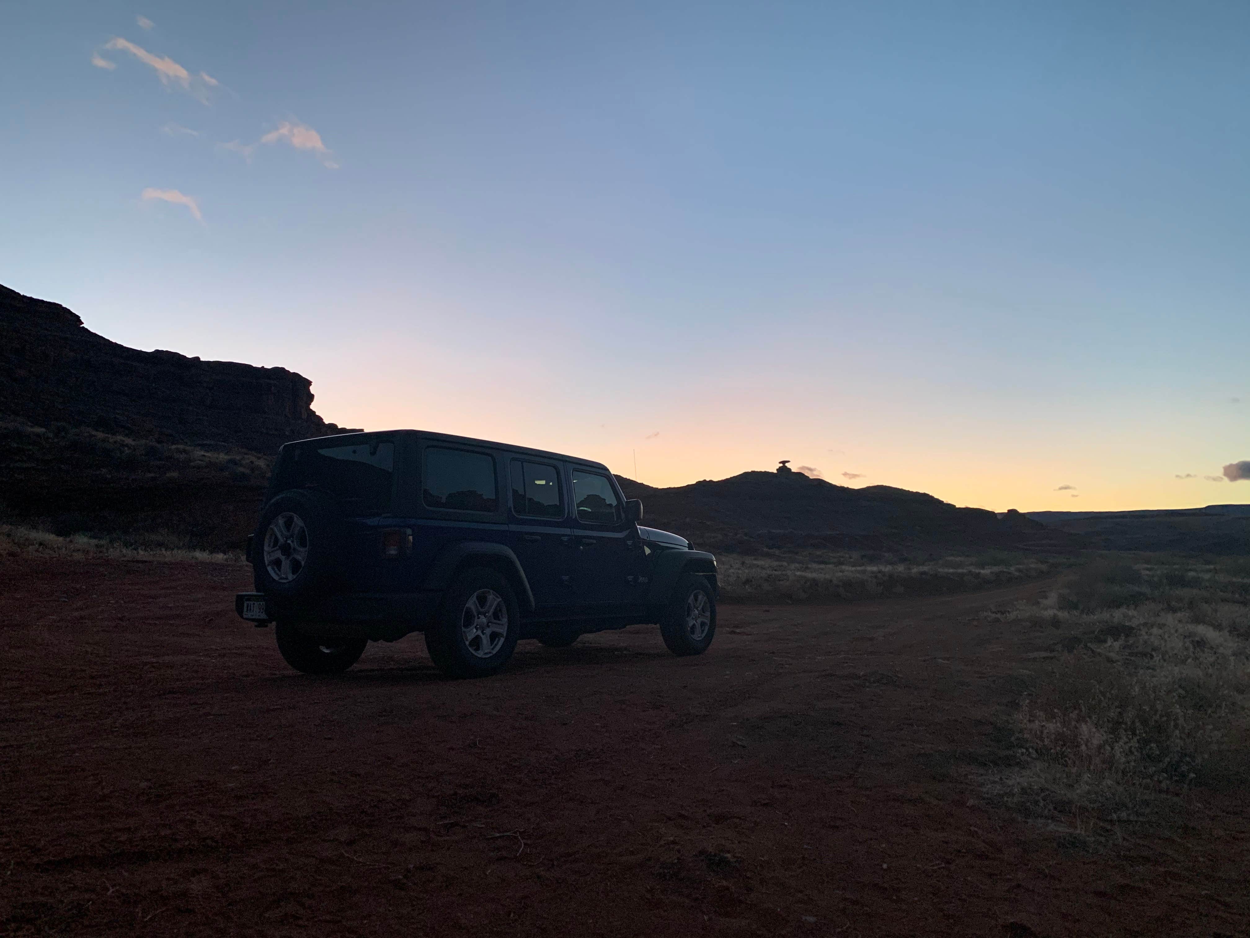 Dispersed Mexican Hat Camping