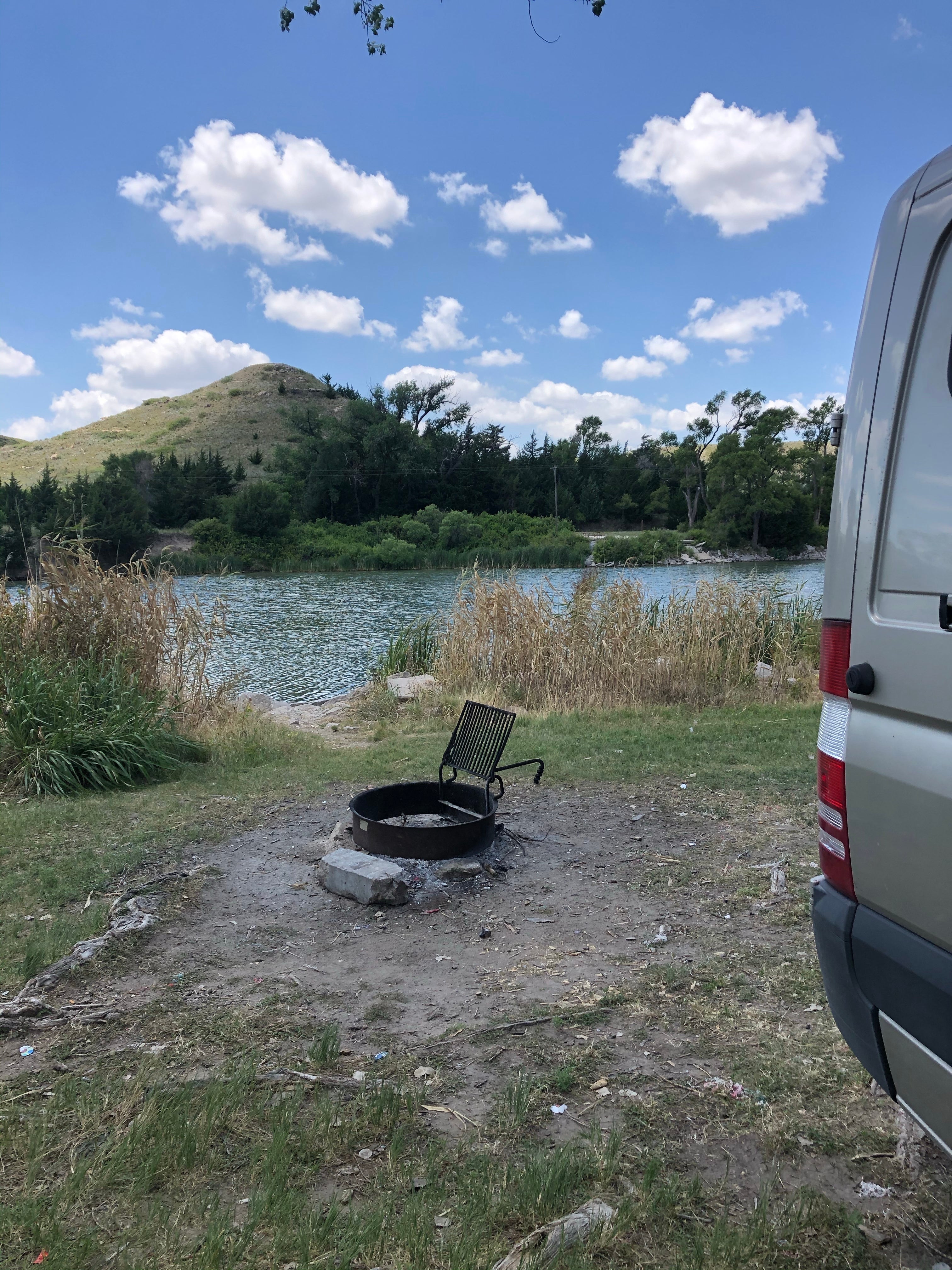 Camper submitted image from Lakebank Drive Campground — Historic Lake Scott State Park - 4