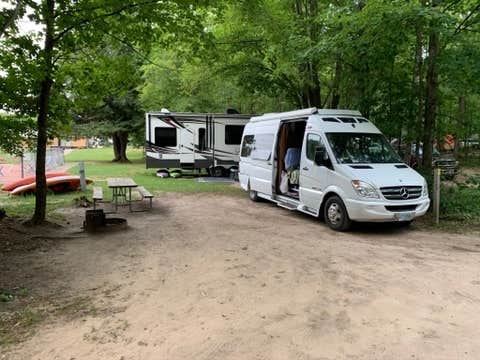 Cyndi B.'s photo of rv camping at Munising-Pictured Rocks KOA near Chatham, MI