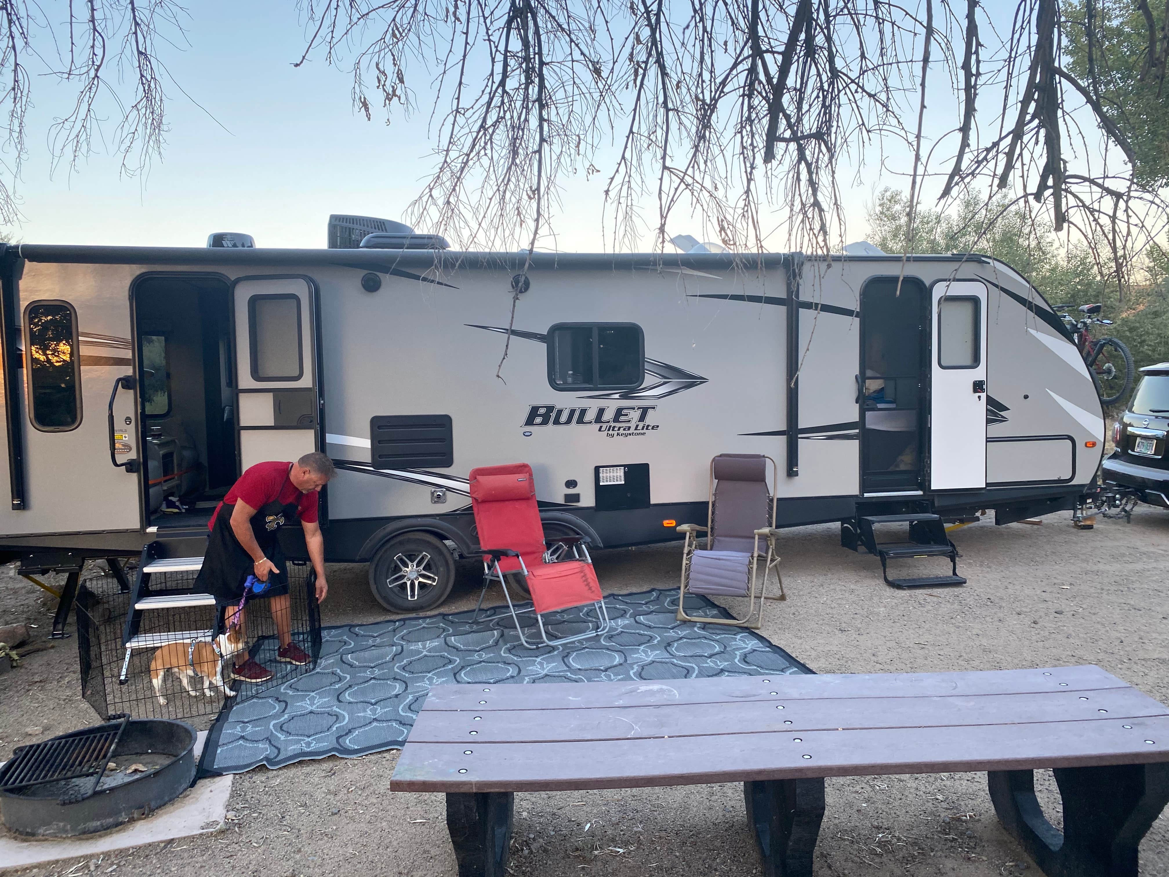 Jessica M.'s photo of rv camping at Samuel Buckland Campground — Fort Churchill State Historic Park near Fallon, NV