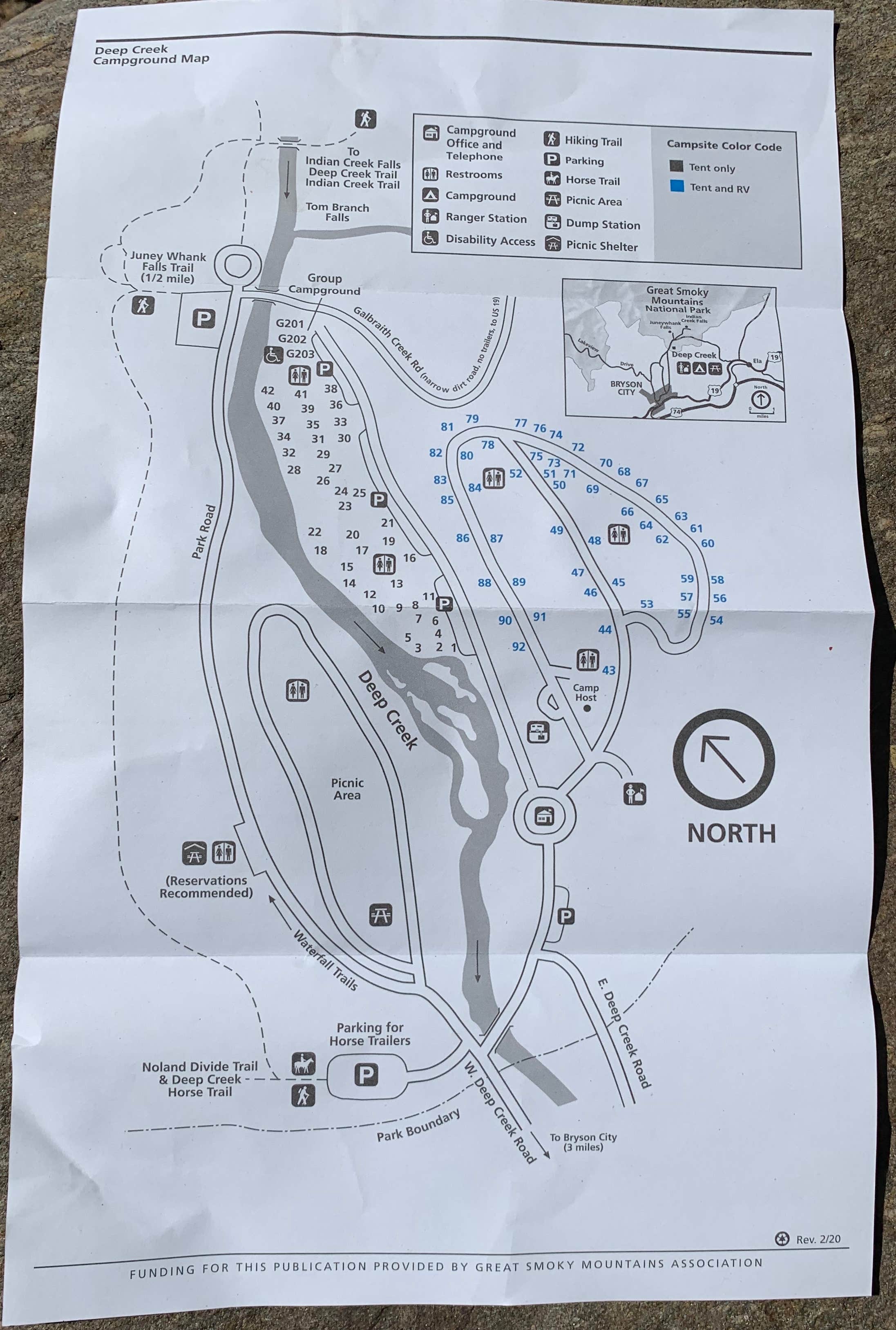 Camper submitted image from Deep Creek Group Campground — Great Smoky Mountains National Park - 5