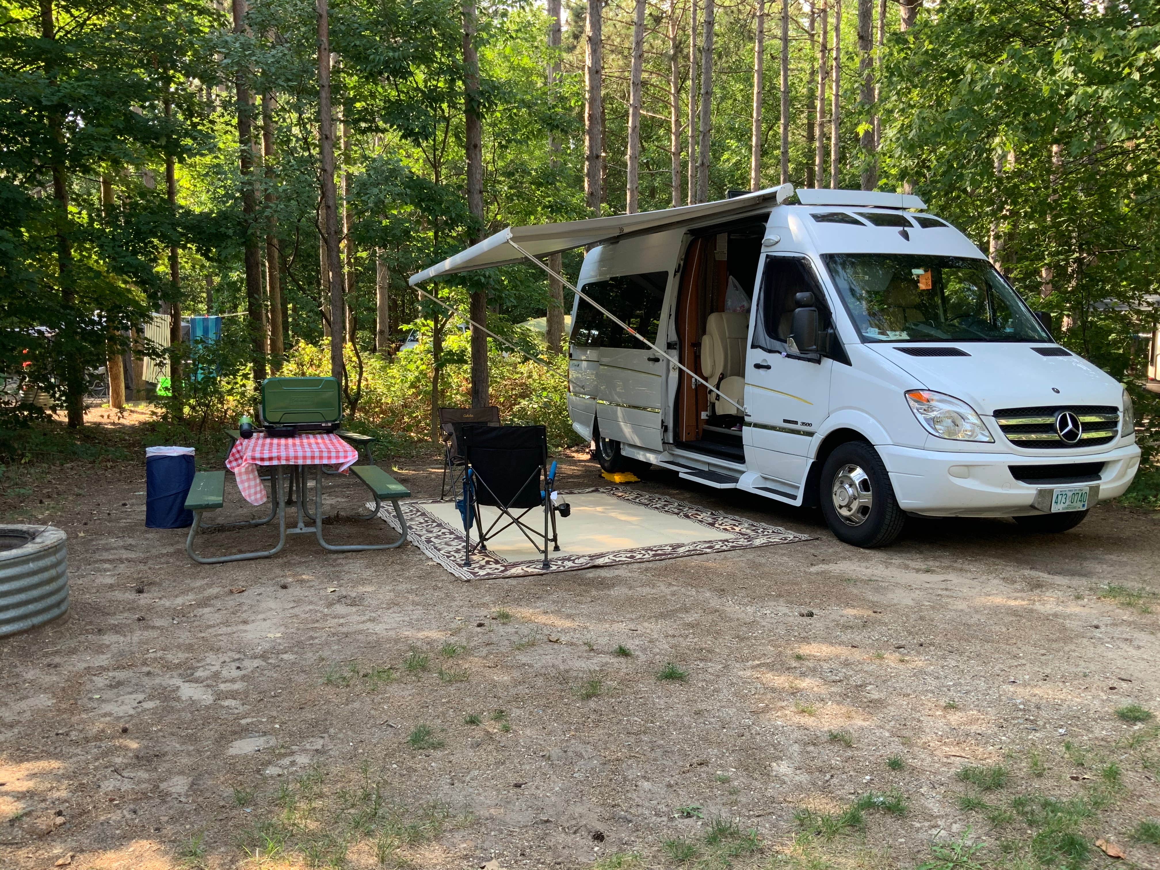 Cyndi B.'s photo of rv camping at Van Buren State Park Campground near South Haven, MI