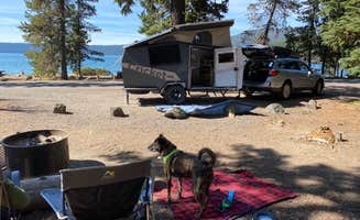 Sarah S.'s photo of camping with pets at Little Crater Campground near Fort Rock, OR