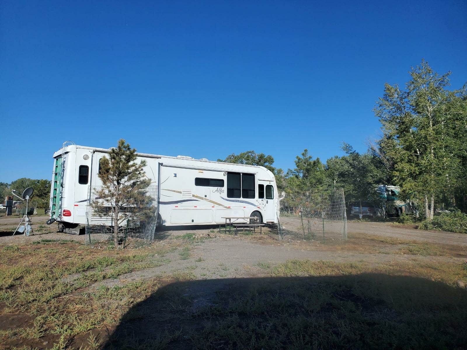 Katie H.'s photo of rv camping at Woods & River RV Park near Saguache, CO