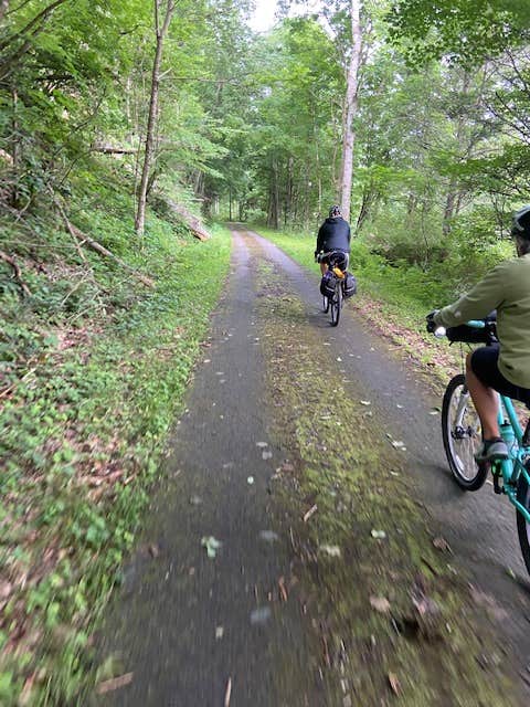 Camper submitted image from Greenbrier River Trail Mile Post 49.3 Primitive Campsite - 4