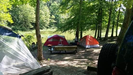 Camper-submitted photo at Wooster Campground — Hardy Lake State Recreation Area near Goshen, KY