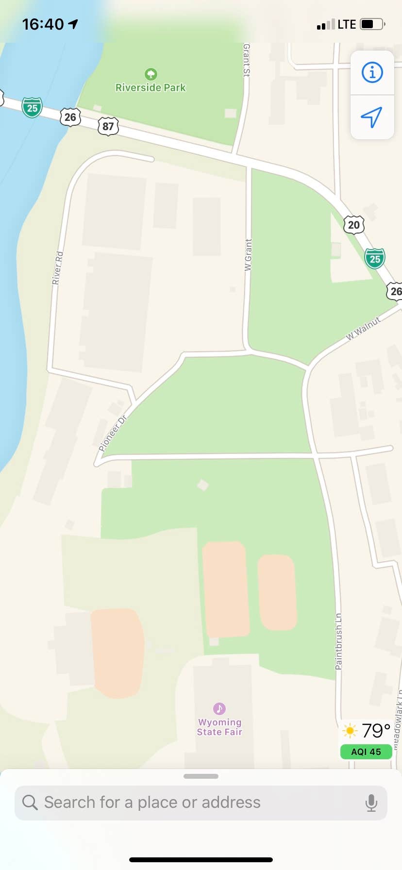 Camper-submitted photo at Riverside City Park near Glenrock, WY