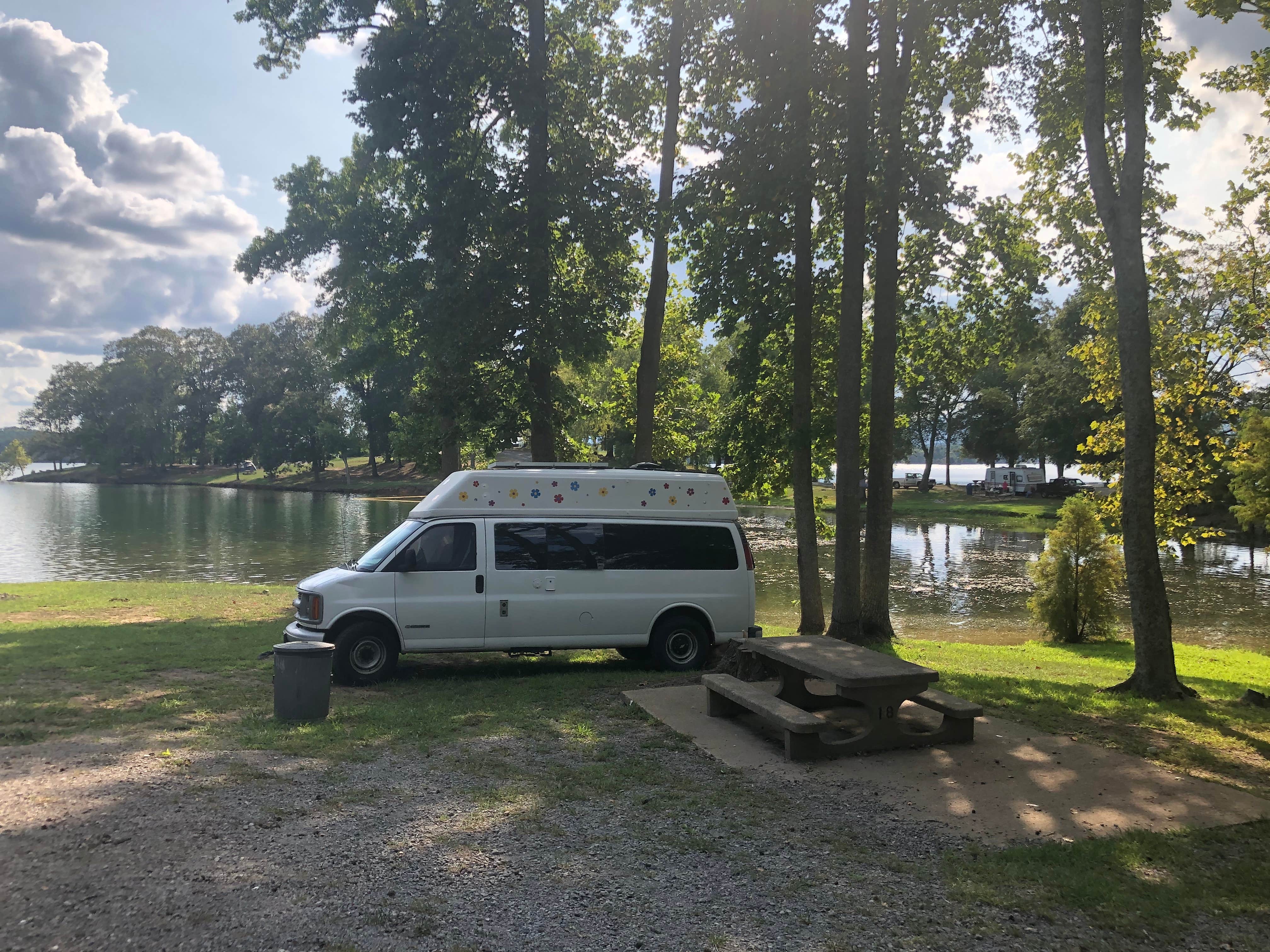 Chrischelle N.'s photo of rv camping at Rhea Springs Recreation Area County Park and Campground near Spring City, TN
