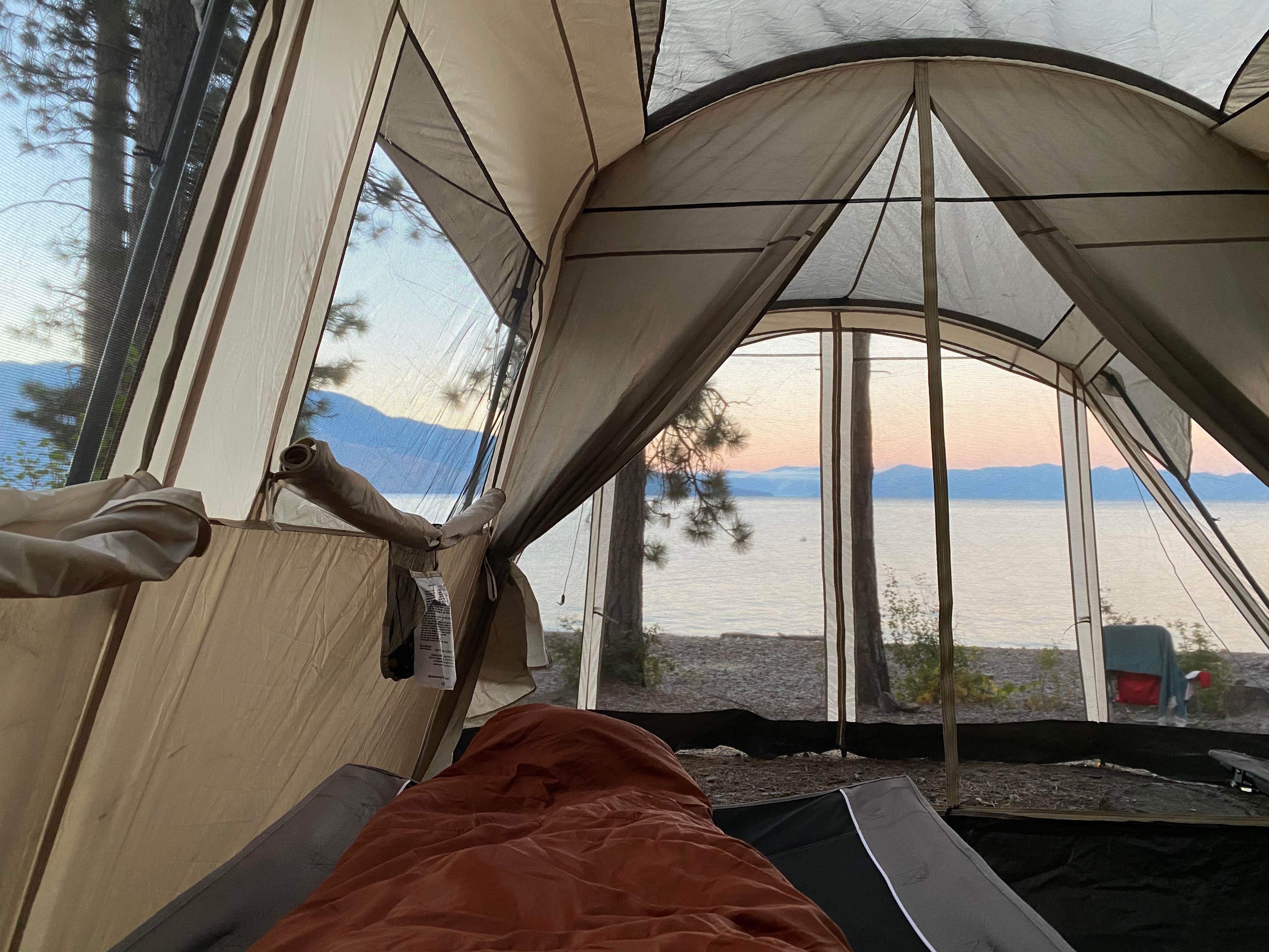 Melissa G.'s photo of tent camping at Green Bay Campground - TEMPORARILY CLOSED 2024 near Cataldo, ID