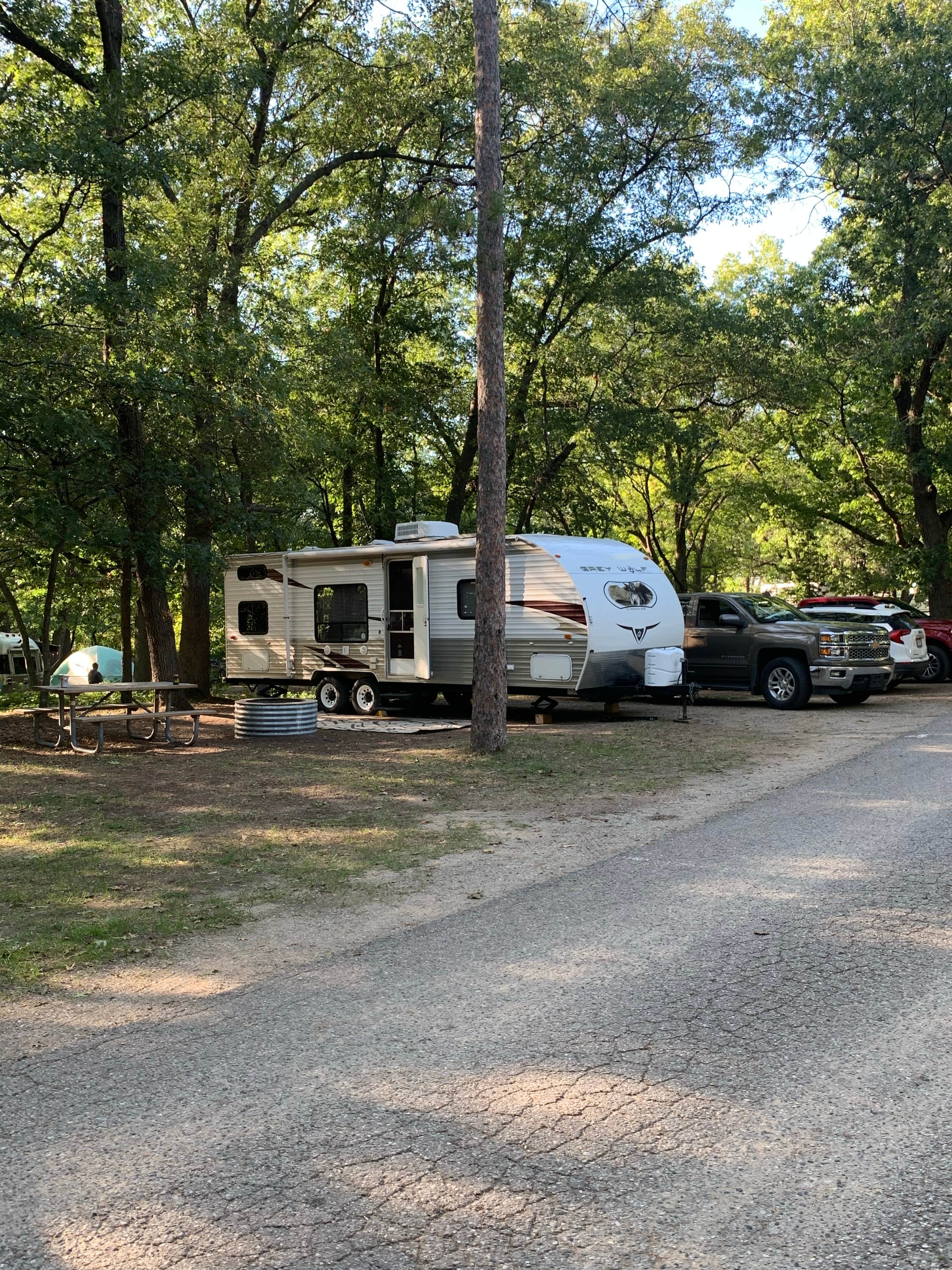 David B.'s photo of rv camping at Port Crescent State Park Campground near Port Hope, MI