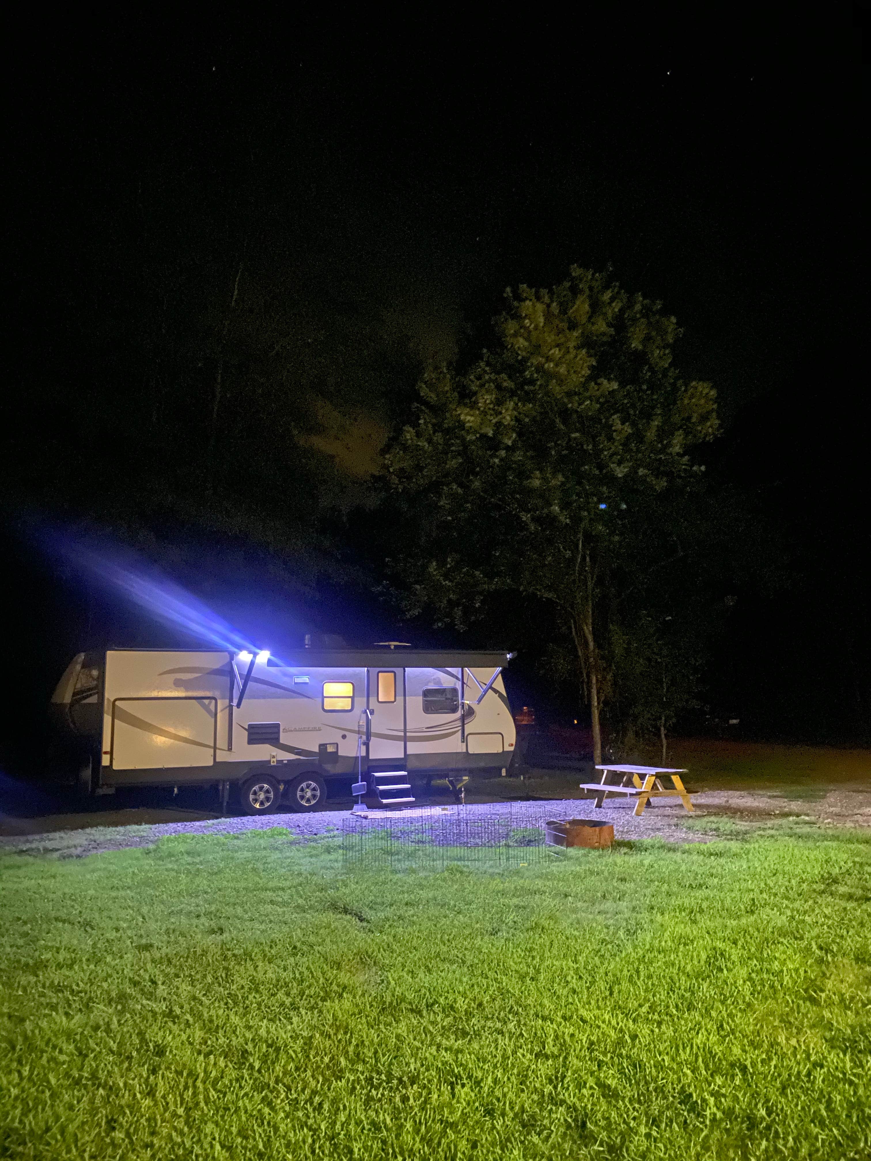 Sarah R.&#x27;s photo of rv camping at Mulberry River Outdoor Adventures near John Paul Hammerschmidt Lake