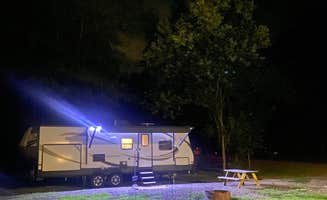 Sarah R.'s photo of rv camping at Mulberry River Outdoor Adventures near Mulberry, AR