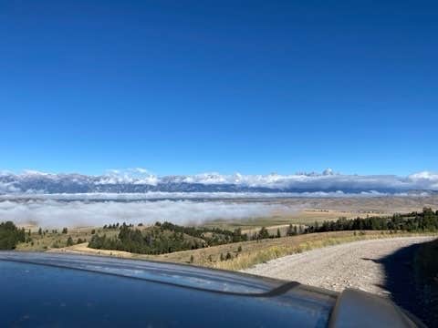 Taylor B.'s photo of a dispersed camping area at Curtis Canyon Dispersed Camping near Grand Teton National Park