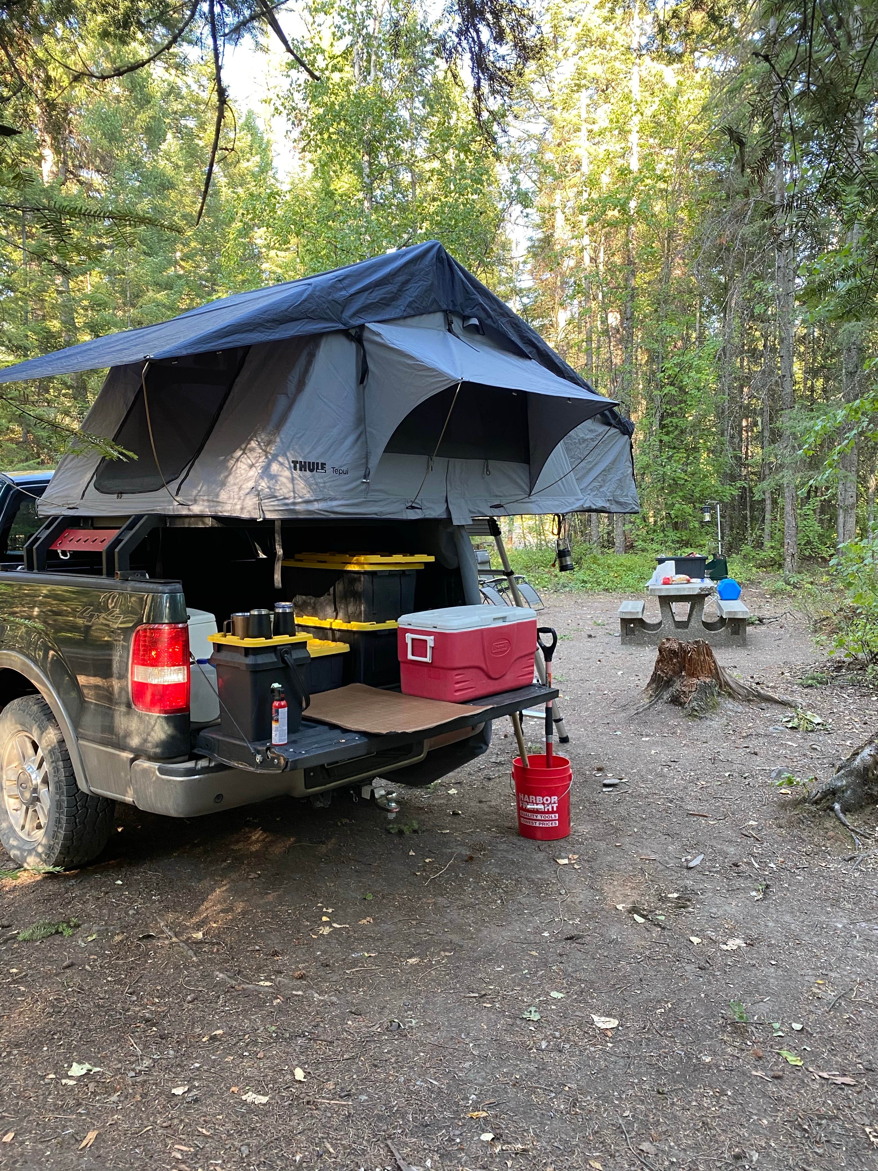 Craig's photo of tent camping at Soup Creek Campground near Condon, MT