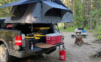 Craig's photo of tent camping at Soup Creek Campground in Montana