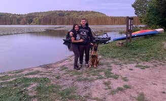 Alexandria's photo of camping with pets at Hills Creek State Park Campground near Tioga-Hammond Lakes