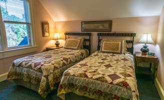 Joe H.'s photo of glamping accommodations at McArthur-Burney Falls Memorial State Park Campground near Shasta-Trinity National Forest