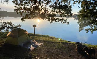 Gerald's photo of tent camping at Backpacking Sites — Myre-Big Island State Park near Spring Valley, MN