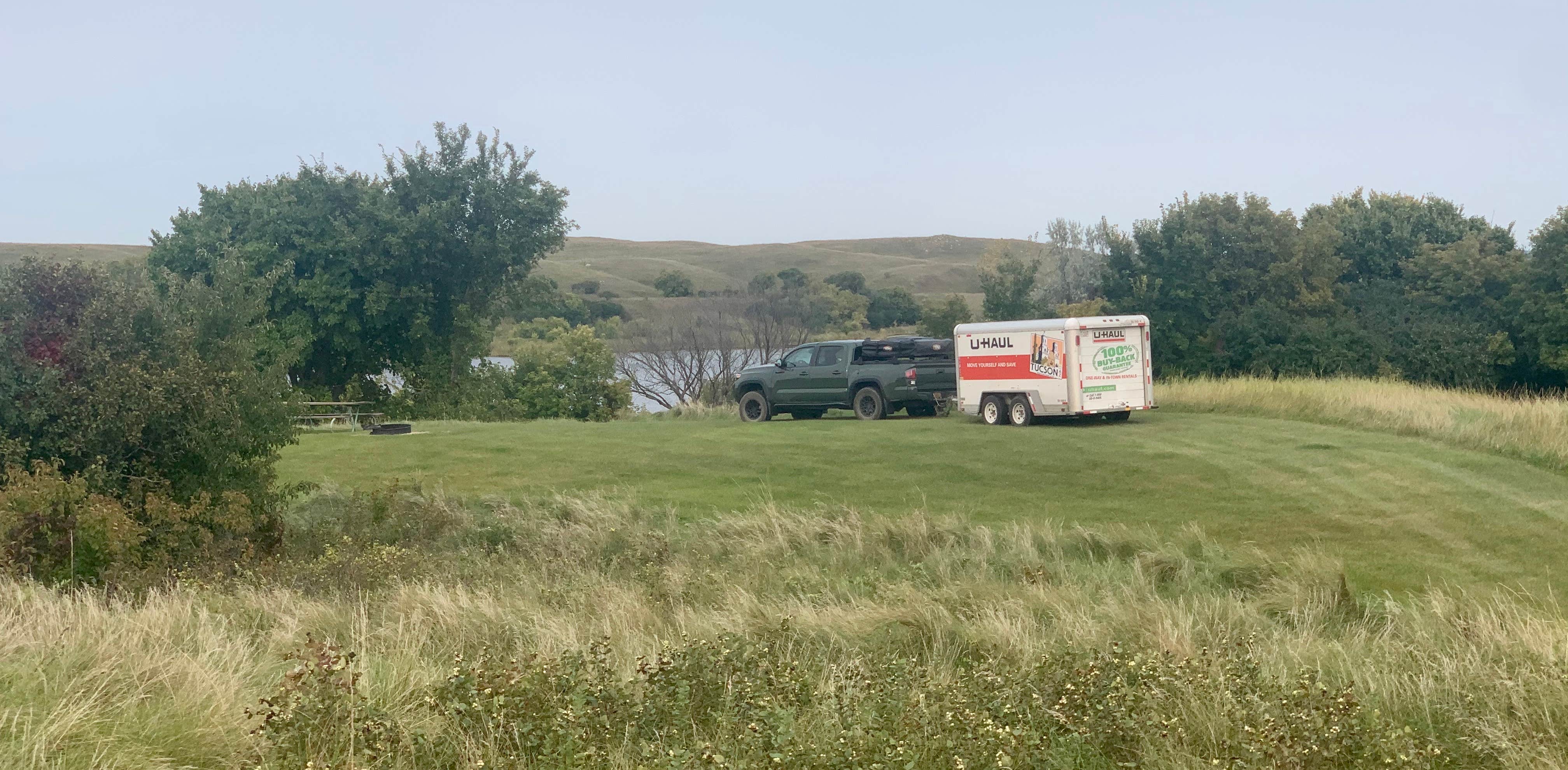 Lauren's photo of rv camping at Clausen Springs Park Campground near Jamestown, ND