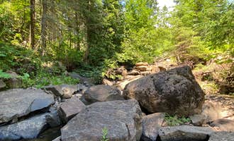 Camping near Trout Creek Camp: Camp Creek (formerly Indian Camp Creek), Superior Hiking Trail, Lutsen, Minnesota