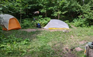 Steph H.'s photo of tent camping at East Rollins Creek, Superior Hiking Trail in Minnesota