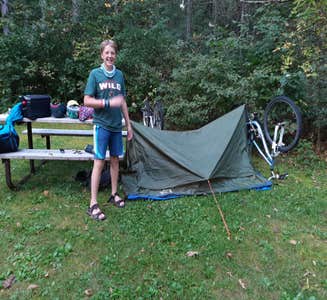 Camper-submitted photo from Canoe Landing Campsite — Crow Wing State Park