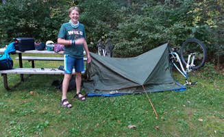Brittany's photo of tent camping at Canoe Landing Campsite — Crow Wing State Park in Minnesota