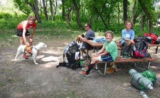 Brittany's photo of camping with pets at Fort Ransom State Park Campground in North Dakota