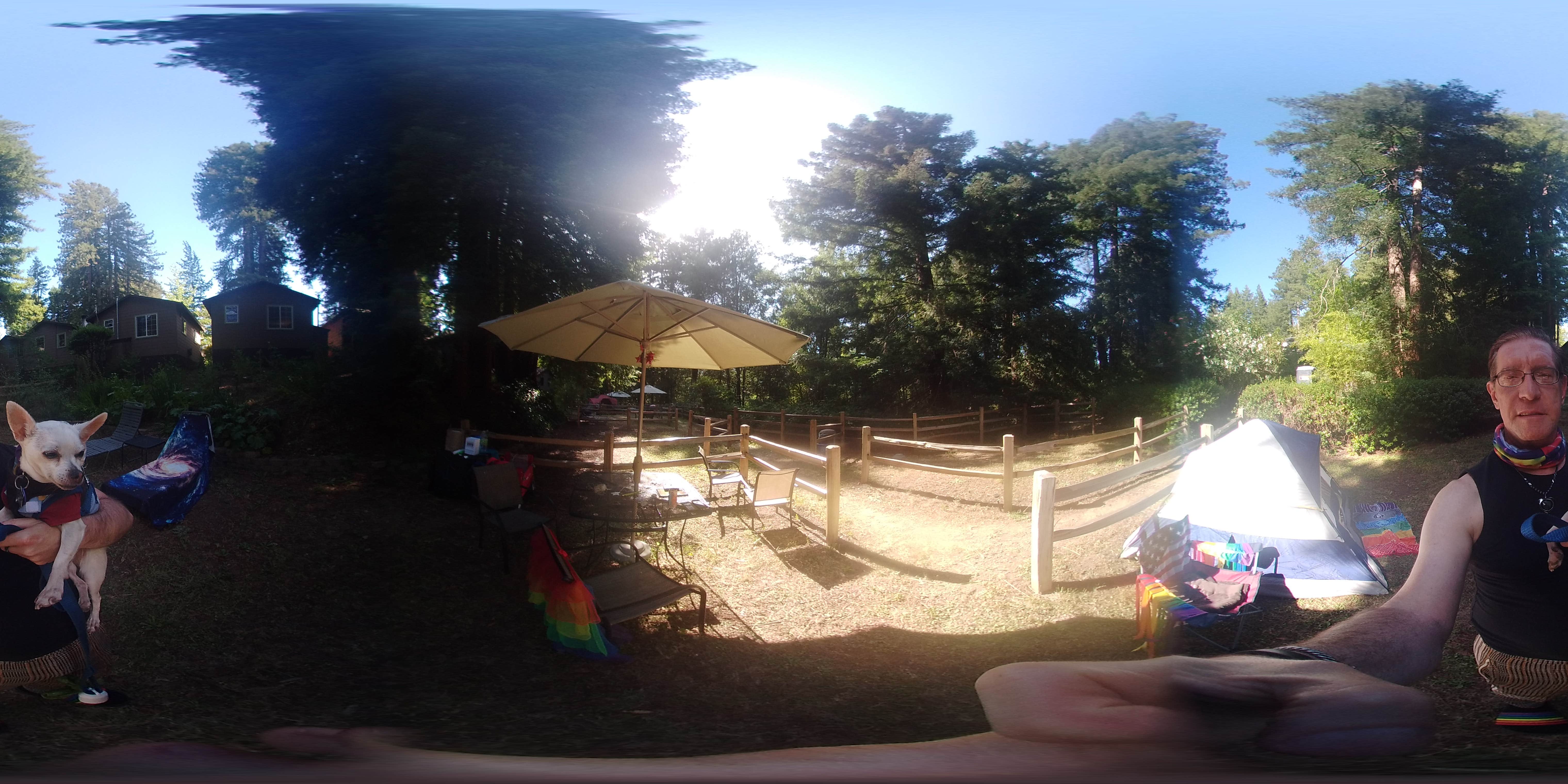 Garrick W.'s photo of tent camping at Highlands Resort near Fulton, CA