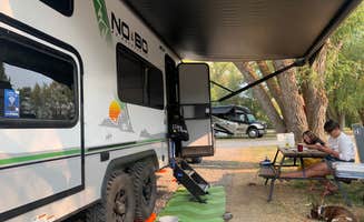 Chris H.'s photo of camping with pets at Fireside Resort at Jackson Hole near Moose, WY