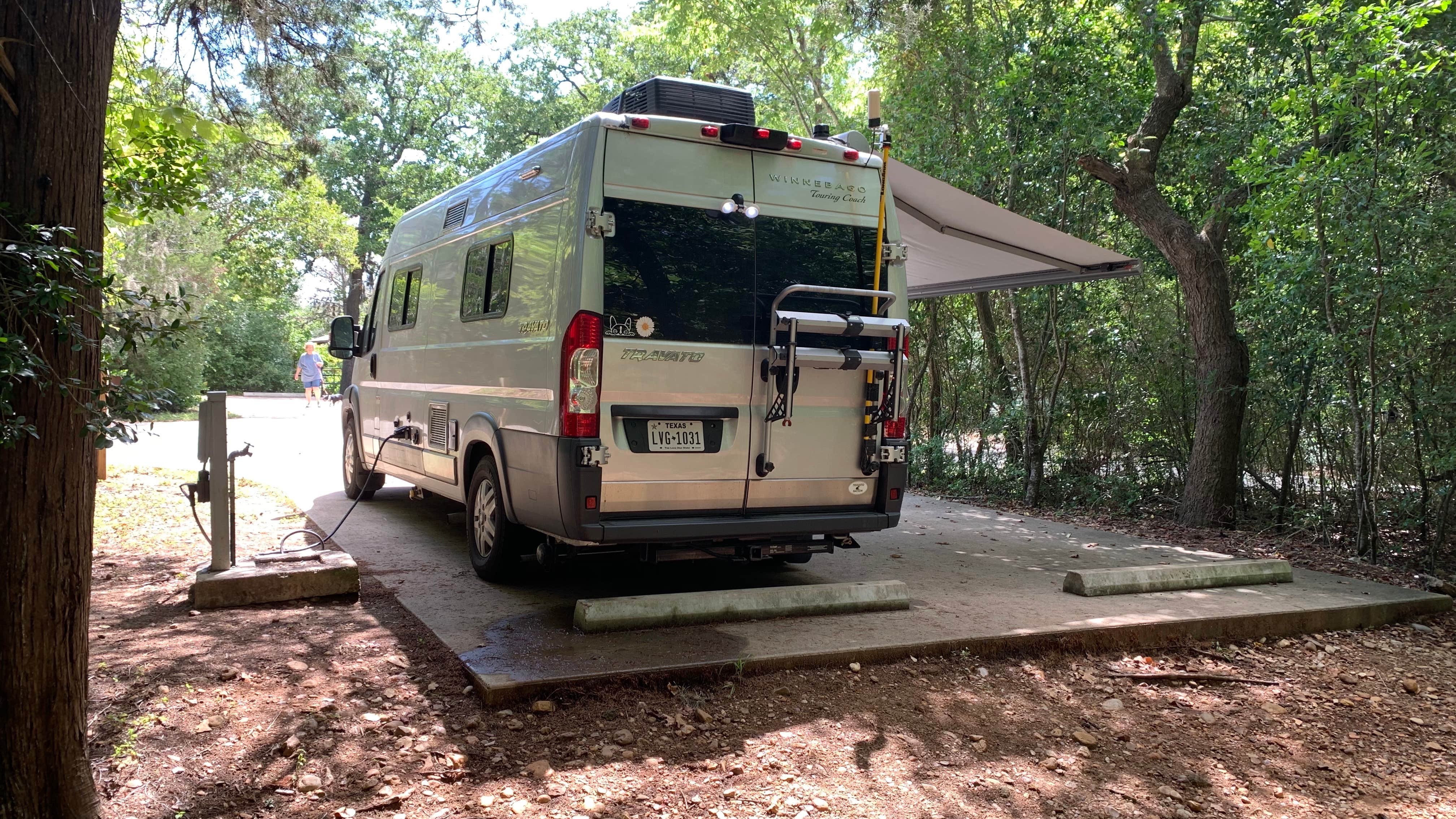 Lori's photo of rv camping at Buescher State Park Campground near La Grange, TX
