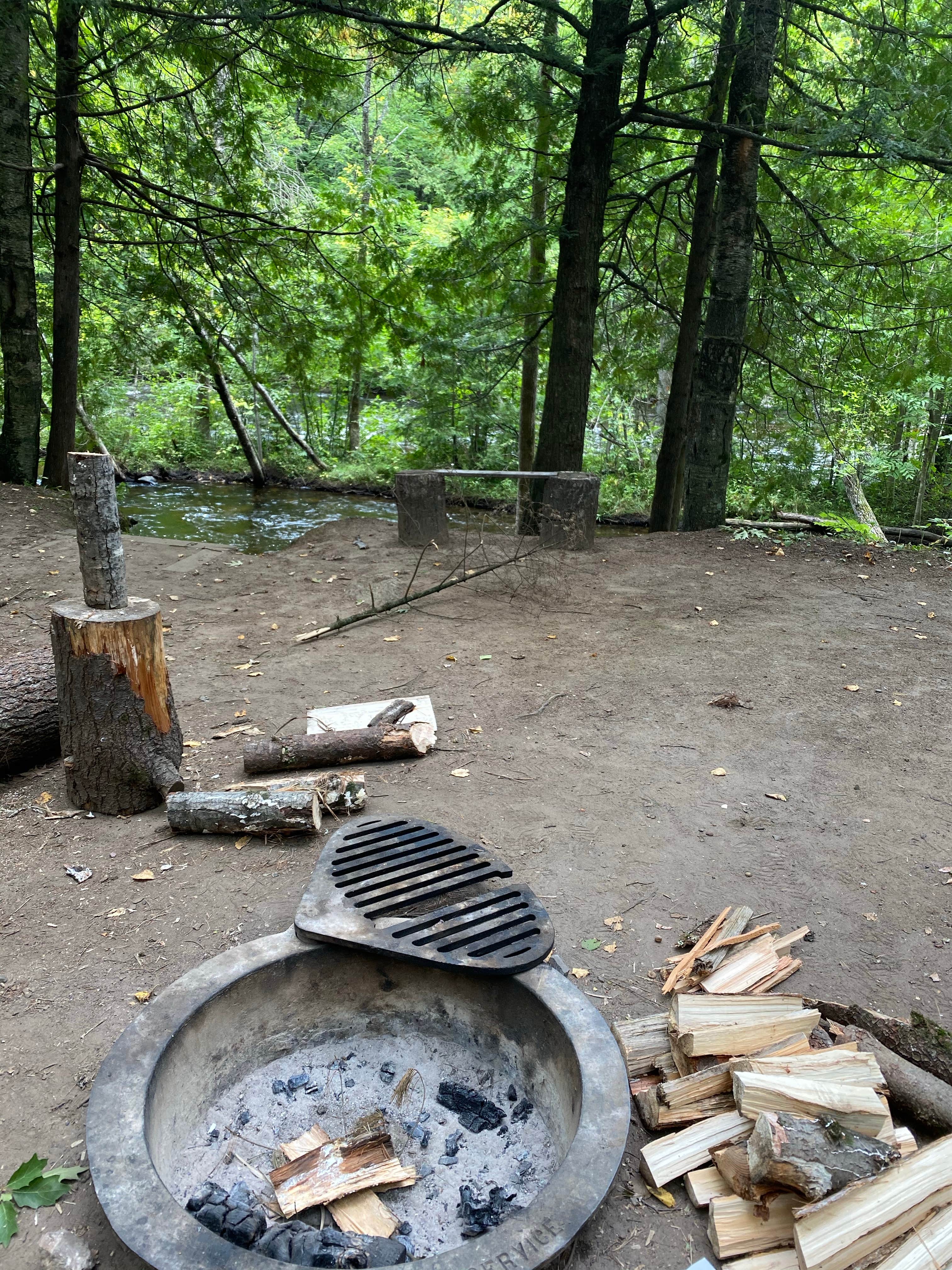 Camper-submitted photo at Bagley Rapids NF Campground near Shawano, WI