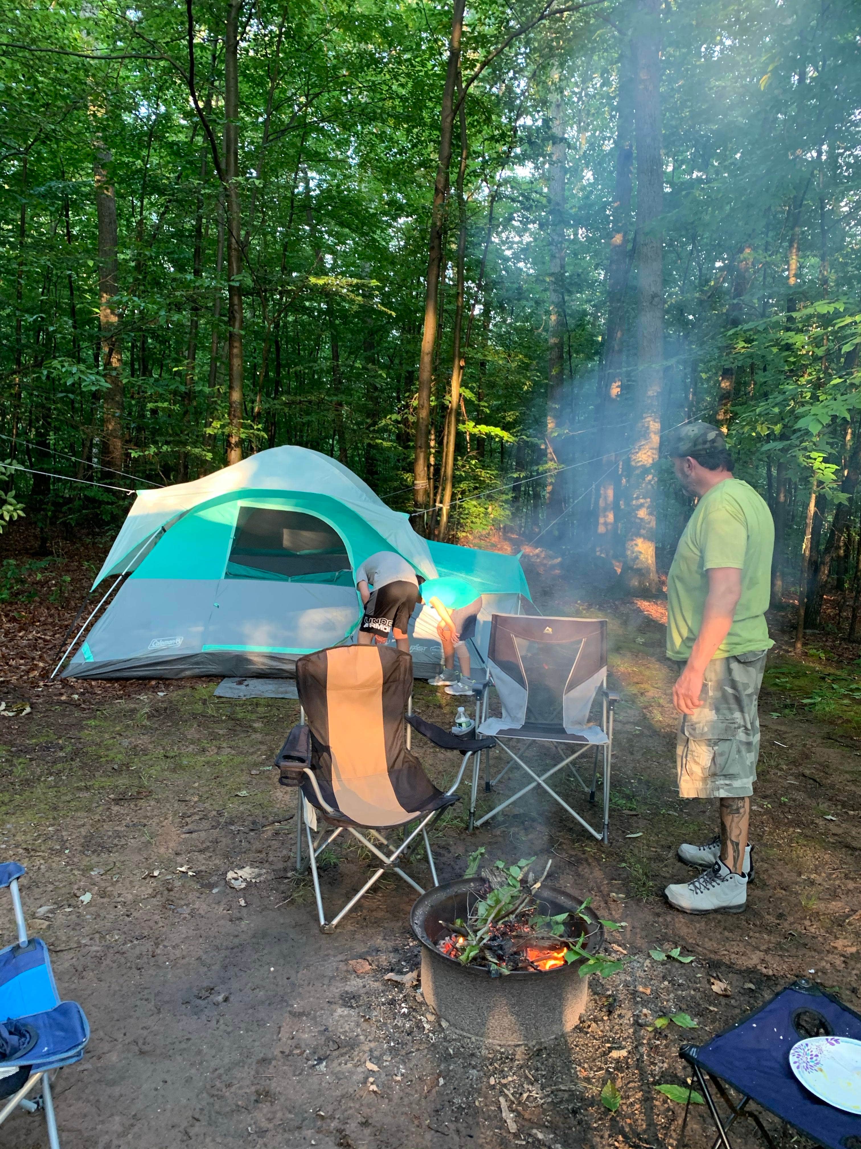 Camper-submitted photo at Lehigh Gorge Campground near Blakeslee, PA