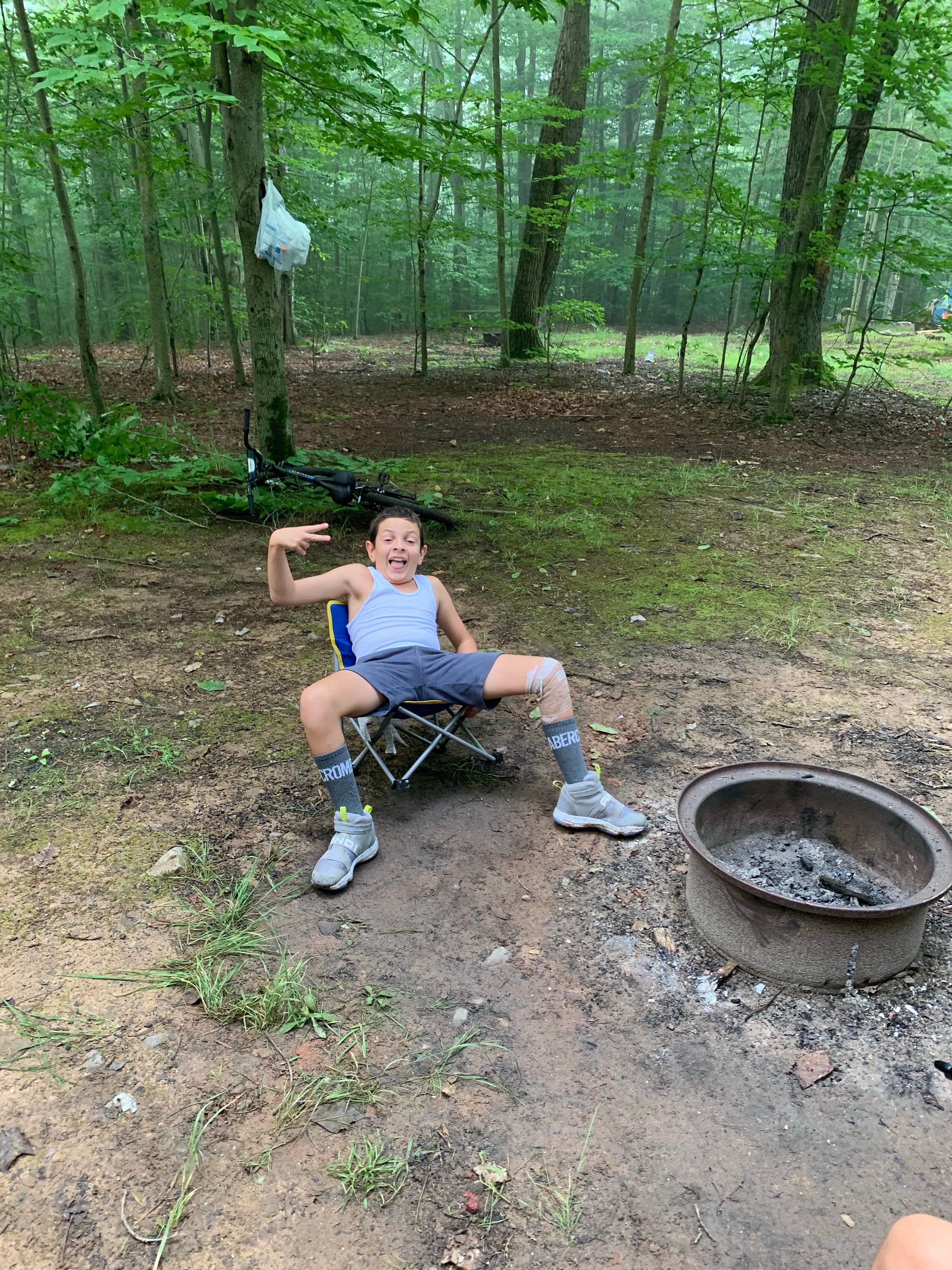 Camper-submitted photo at Lehigh Gorge Campground near Blakeslee, PA