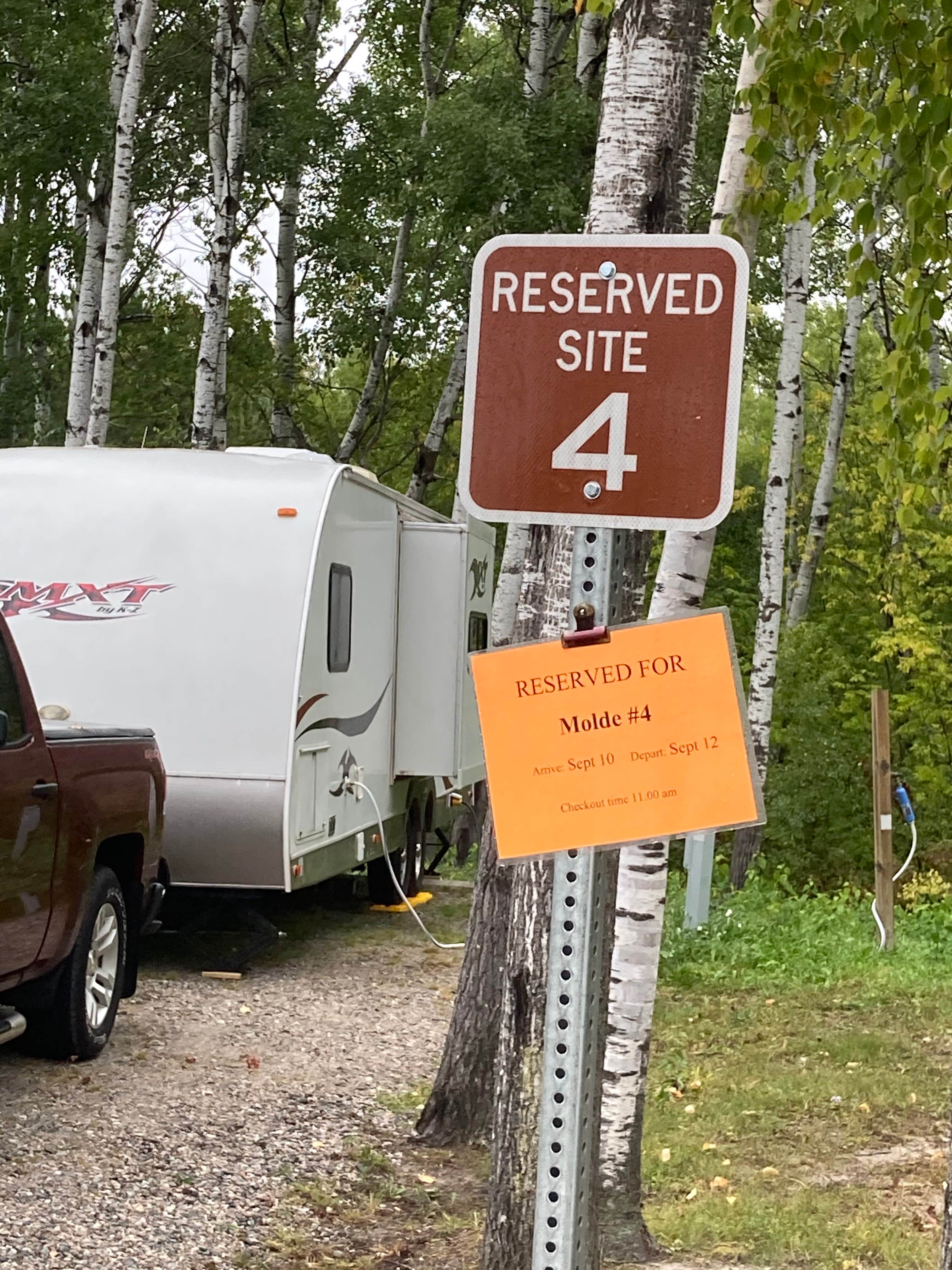Janet R.'s photo of rv camping at Timber Mill RV Park near Birchdale, MN