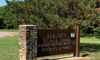 Camping near Outlet Channel: Prairie Meadow Campground — Elk City State Park, Independence, Kansas