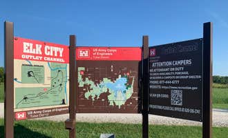 Camping near Sunset Point Campground — Elk City State Park: Outlet Channel, Independence, Kansas